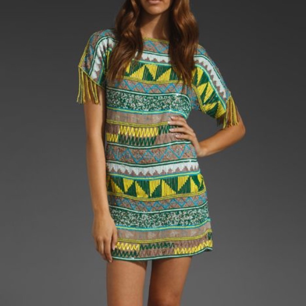 Beautiful Antik Batik beaded dress medium